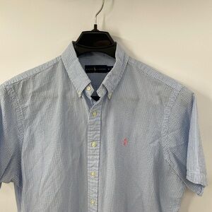 Ralph Lauren Blue Striped Men's Shirt